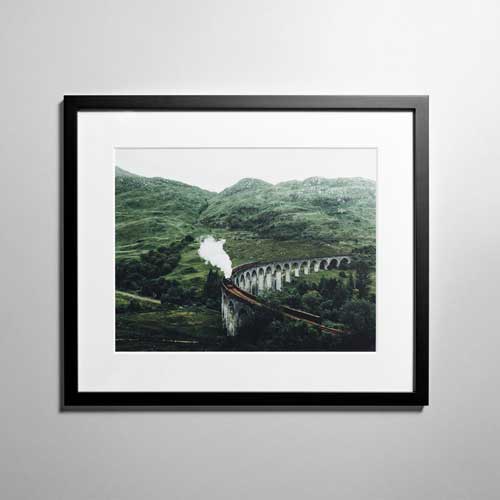Framed Matted Poster 28x35cm (11"x14")