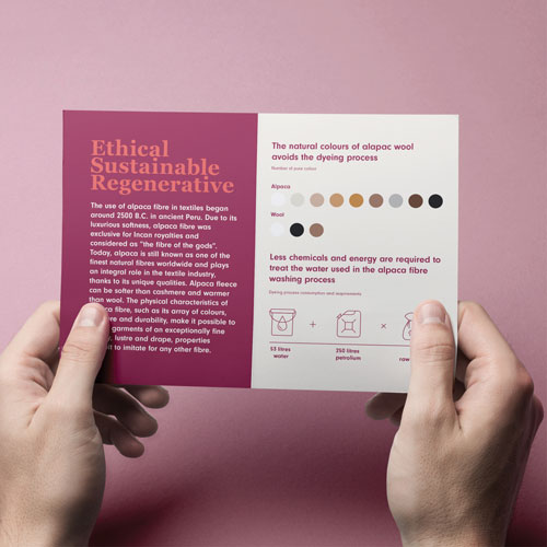 A6 Brochure Brochure A6 printed example