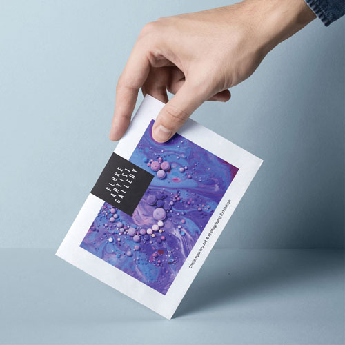 A6 Cards postcard A6 printed example