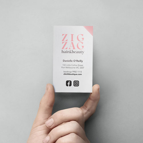 Slimline Business Cards 86x50mm Business cards slimline printed example