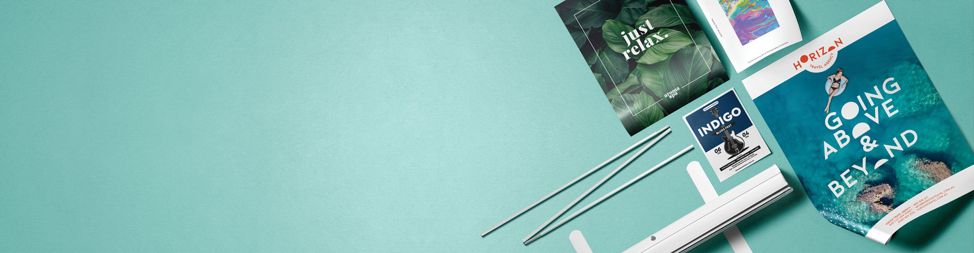 Posters and Signage printed examples