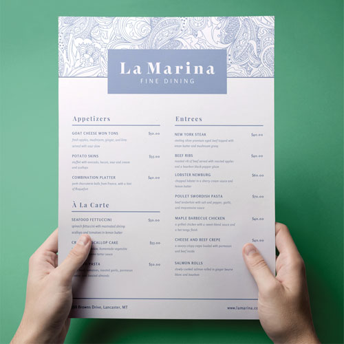 flyer a3 printed example