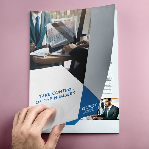 Brochure A4 printed example