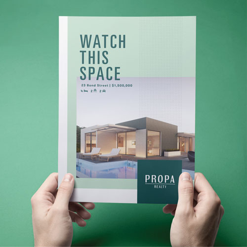 flyer a4 printed example