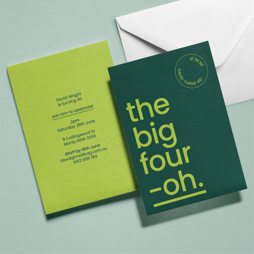 A6 Cards - Invitations