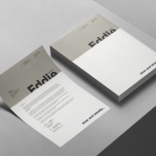 Letterheads printed example