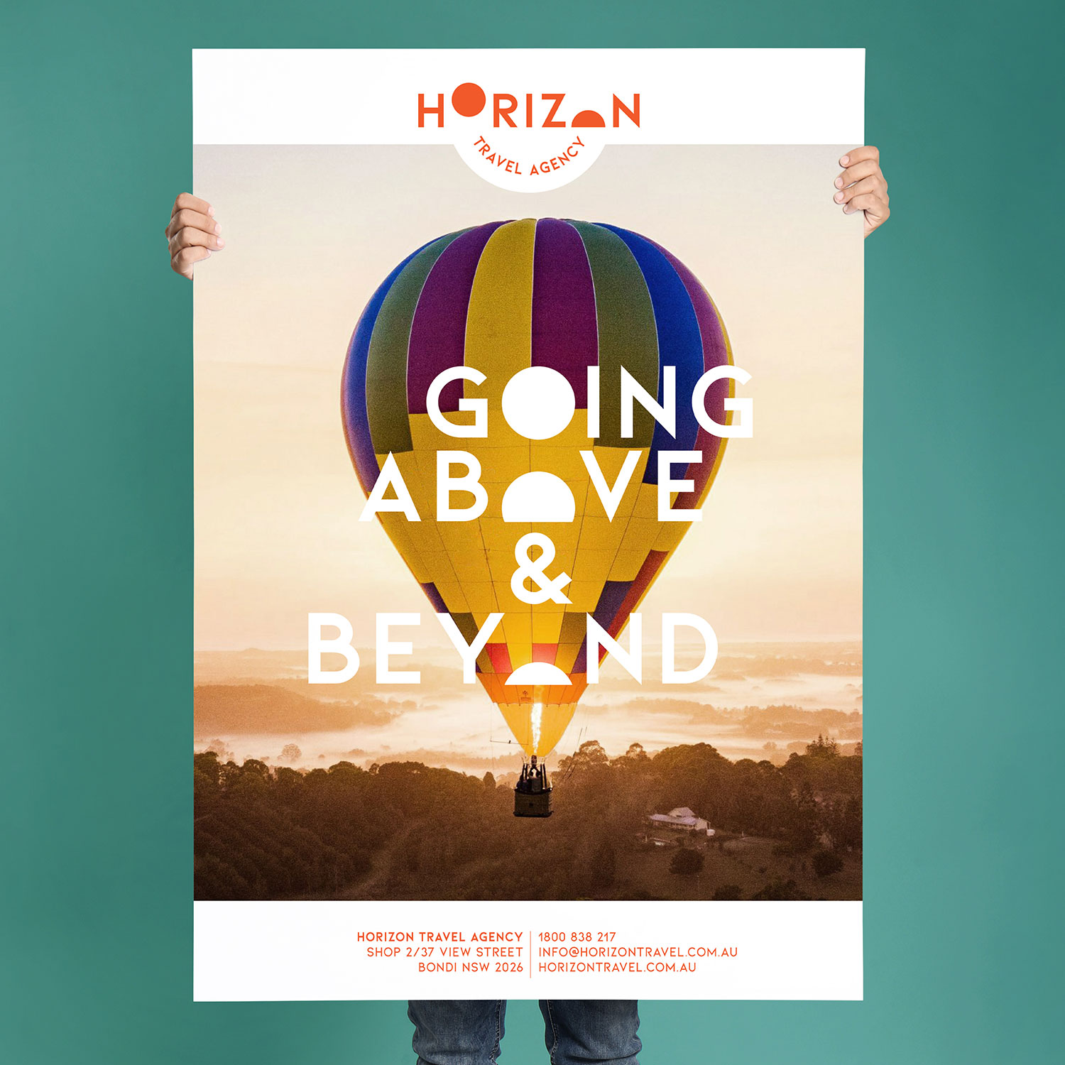 poster sign A0 printed example