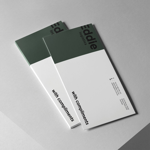 with compliments slips printed example