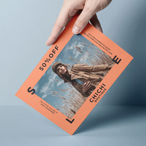 A5 Card Menu Invitation