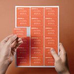 Sticker Rectangle 60x32mm