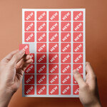 Sticker - Square 33mm