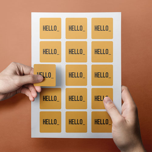 Sticker - Square 50mm