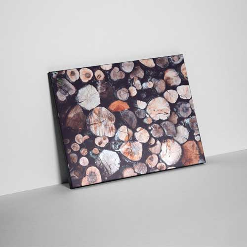 Wood Photo Panel 35x28 - Back